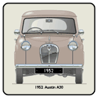 Austin A30 4 door saloon 1952 version Coaster 3